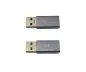 Mobile Preview: DINIC Adapter, USB A Stecker auf USB C Buchse Alu, space grau